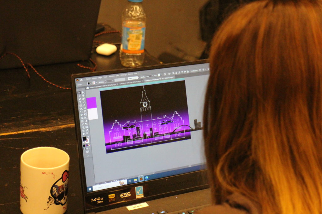 Workshop mapping aux Ateliers Eclairés